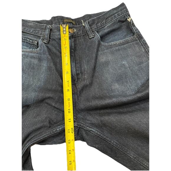 Uniqlo High Rise Straight Leg Jeans Women’s Size 30 Dark Wash Denim - Picture 3 of 9